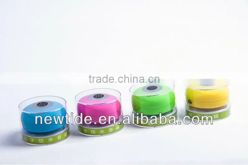 Bathroom waterproof sucking bluetooth speaker (NT-BTS06)