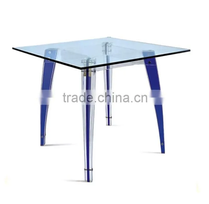 Lucite Acrylic Baroque End Table Side Table Occasional Table