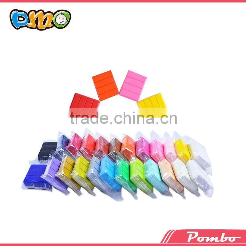 DMO yiwu Factory Direct Sale 20g 24 common color EN71 Certificate fimo polymer clay