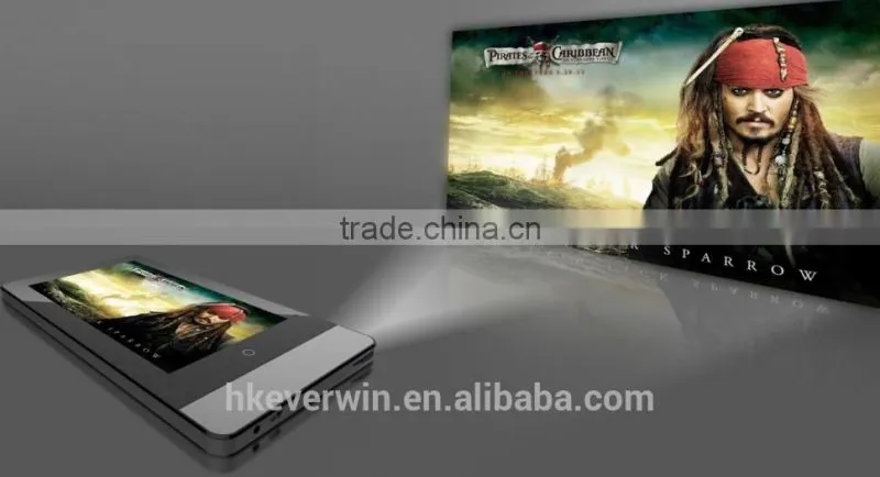 The World's first Android 4.4 tablet projector with 50LM upto 100inch screen