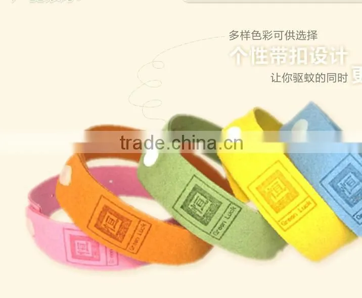 J217 colorful printed LOGO custom wristbands wholesale anti mosquito bracelet
