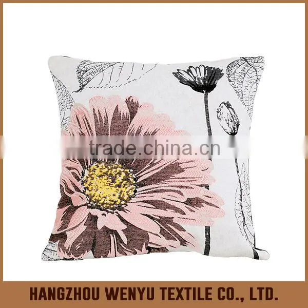 PLUS Beautiful Flower Home Decor Sofa Cushion Cover, OEM colorful pillowcase