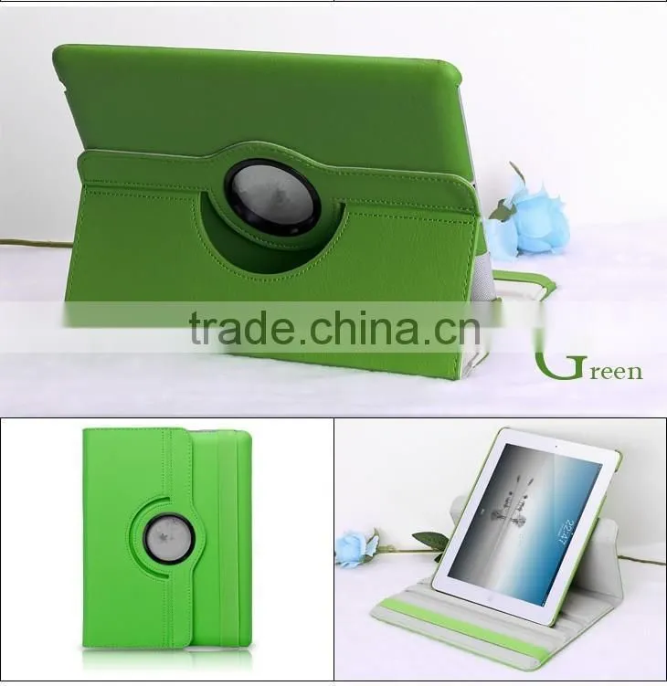 Leather Rotating Cover Case Pouch for iPad 2/3/4/5 Air