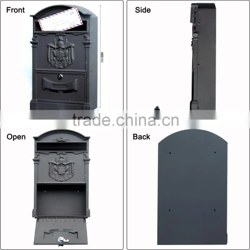 Fashion mailbox flags and mailbox nameplates with storage mailbox