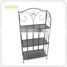 NEW Freestanding Painted Metal 3 Tire Shelf Display