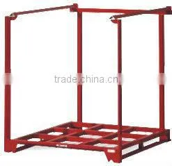 Durable, portable, collapsible, shippable stacking racks