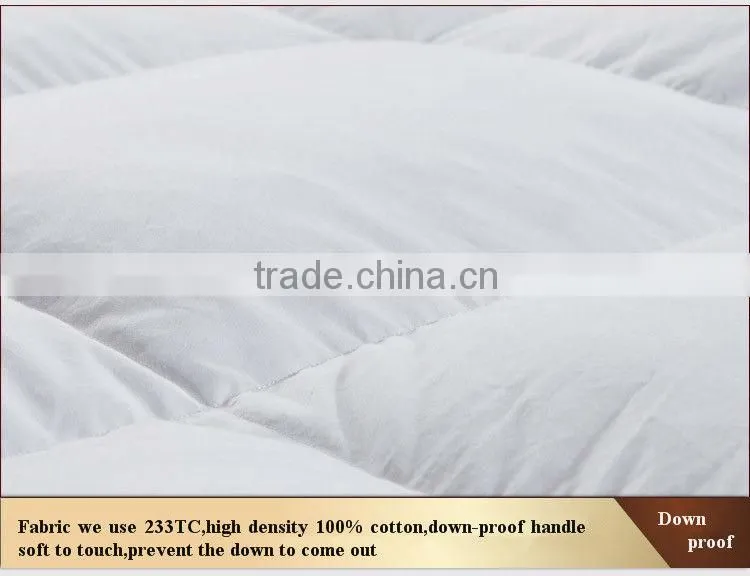 Hotel down filling mattress pad