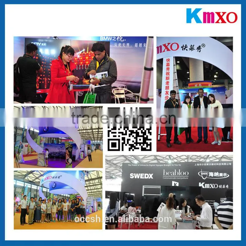 hot sale tension fabric banner stand/exhibition booth banner stand