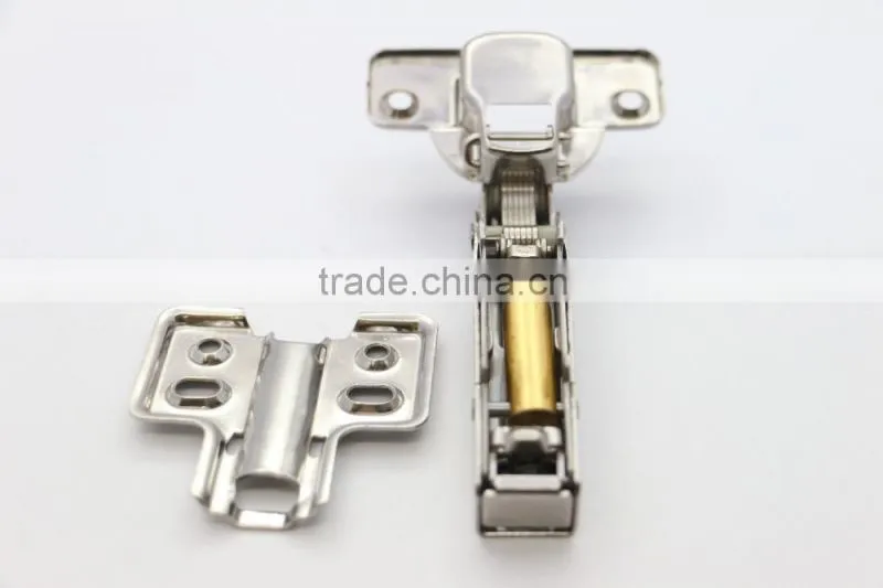 jieyang hydraulic soft closing stainless steel butt hinge for cabinet type of door hinge