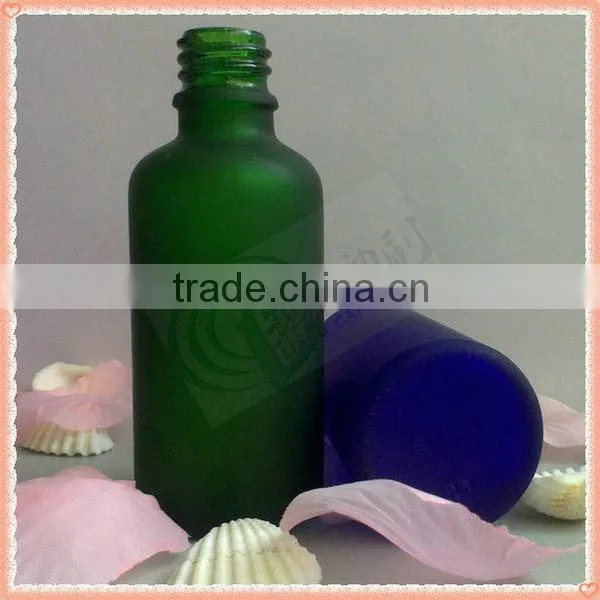 Wholesale round cosmetic glass bottle for essetial oil or perfume