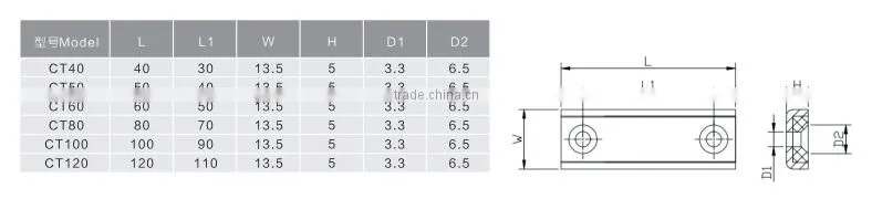 LMA Rectangular Mounting Magnet,Strong Neodymium Magnet