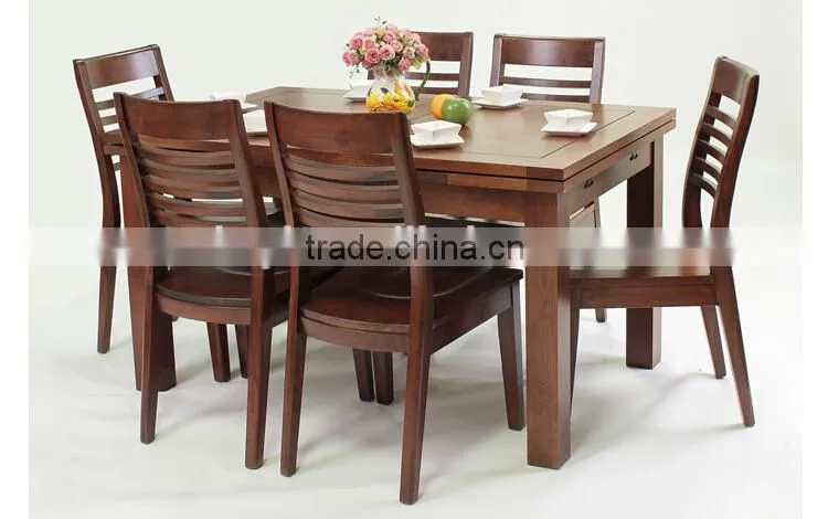 Antique Solid wooden extensible Dining /Party Table(DT-515C-OAK)