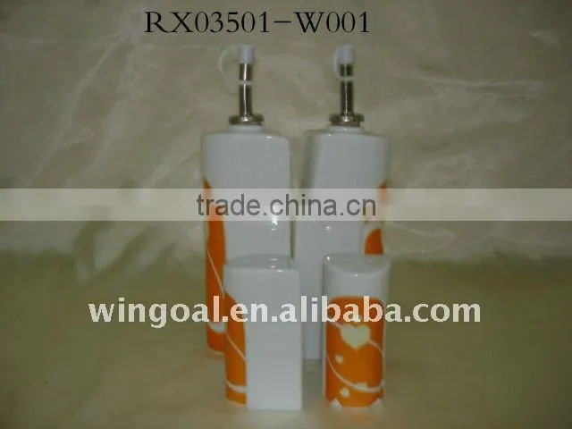 cylindricity ceramic salt and pepper shaker