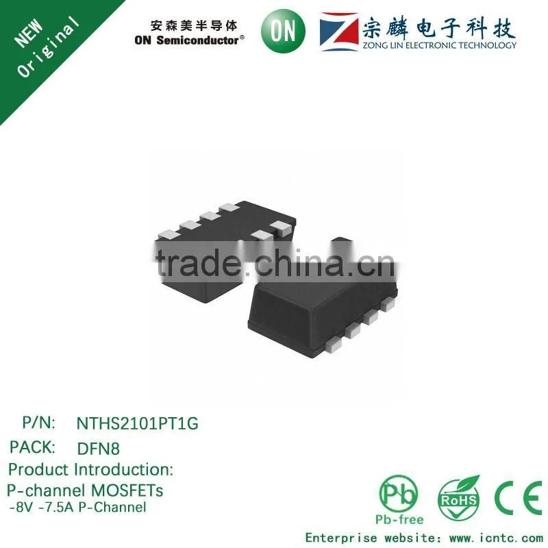Genuine original NTHS2101PT1G DFN8 P-channel MOSFETs -7.5A -8V P-Channel