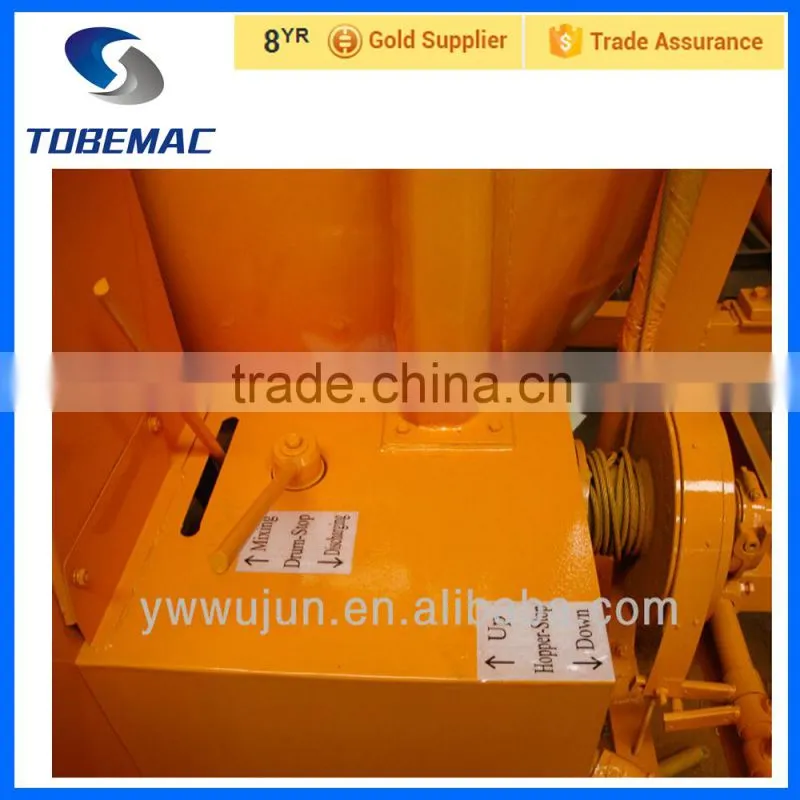 2015 TOBEMAC self loading concrete mixer truck JZG-350
