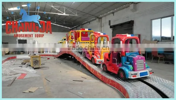 C&Q Amusement rides, Exciting!! Entertainment Equipment Amusement Park Children Climbing Car Games Kiddie Train Rides