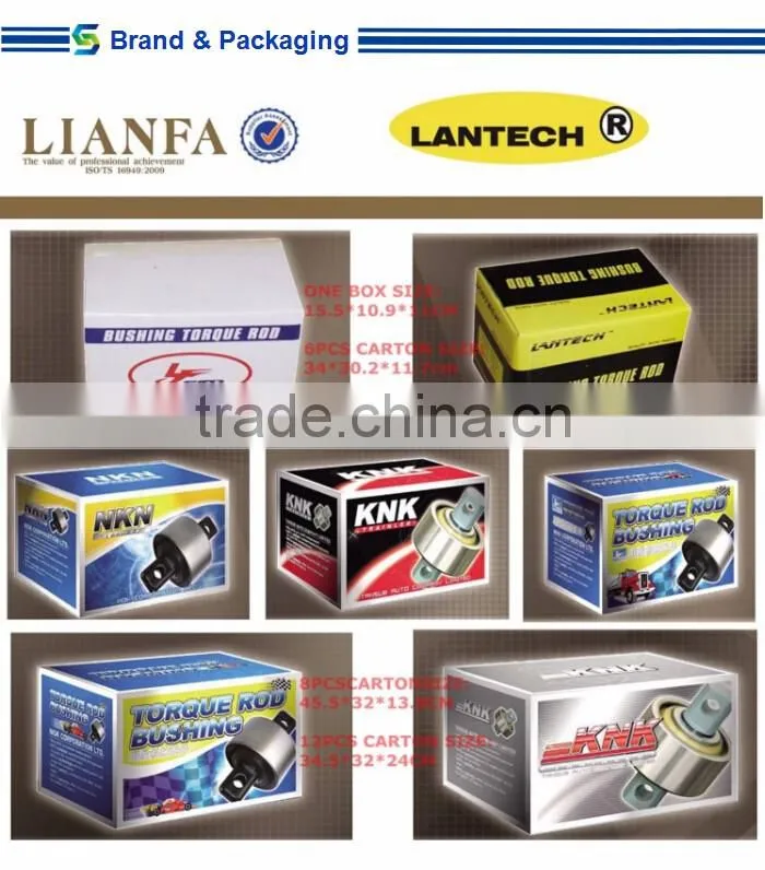 torque rod bush bushing auto spare parts for Tenneco truck suspension