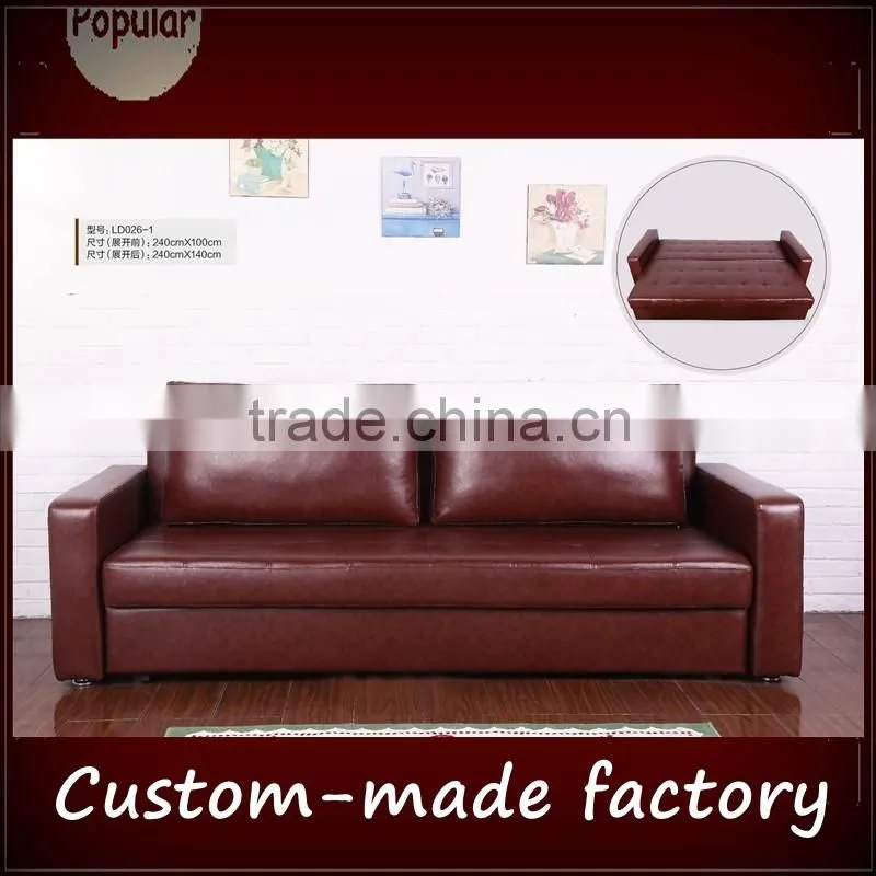 Folding sofa bed small apartment office 1.8 m minimalist modern removable and washable fabric sofa bed double