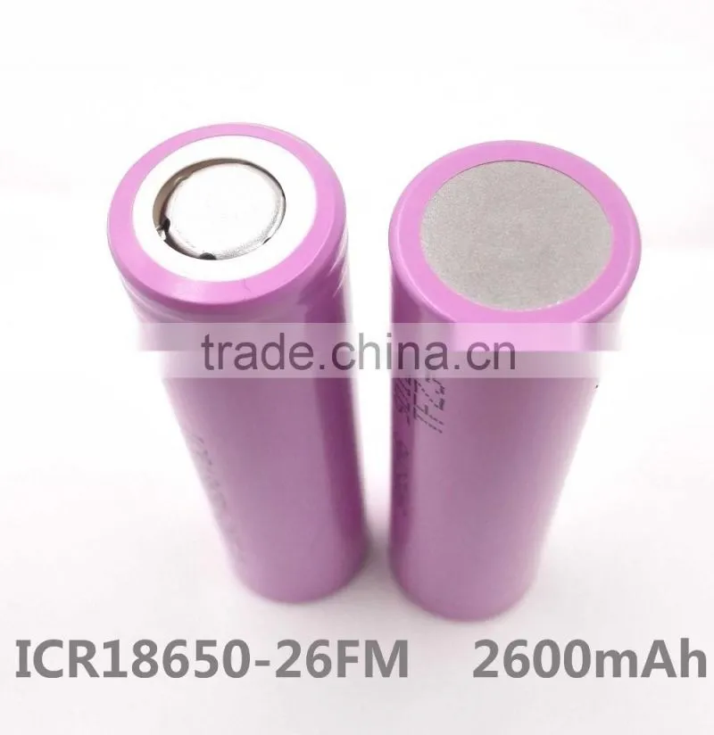 DONG JUN ICR18650-26FM 2600mAh Li-ion battery