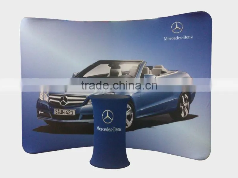 Tension fabric display, stretch fabric display,