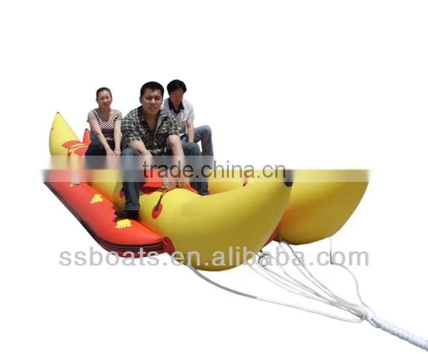 double tube inflatable banana boat for sale