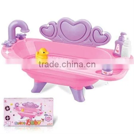 661-03B Plastic Baby Shaker Doll Bed