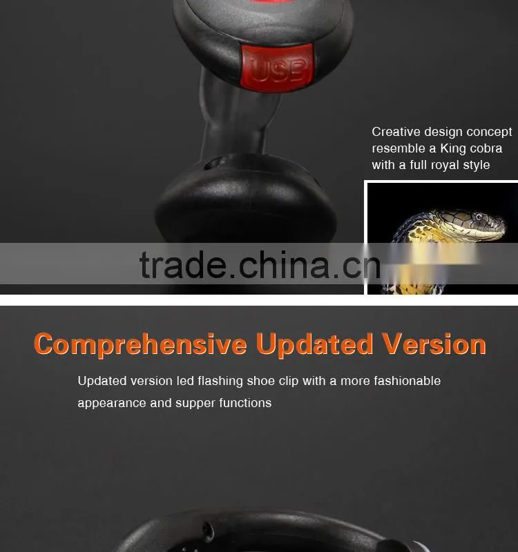 Led shoe clip light led shoe light for shoes
