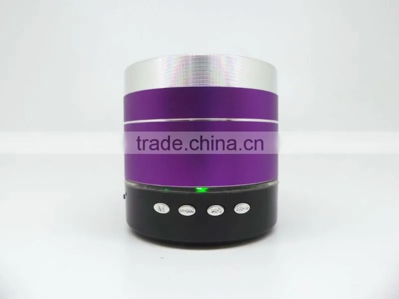 Colorful bluetooth speaker with custom logo printing, hight quality LED lighting wireless speaker, portable music player speaker