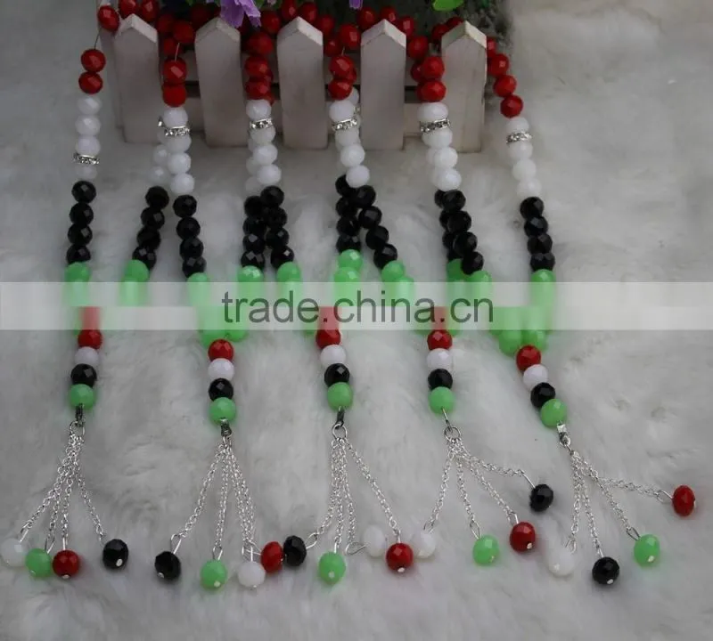 Yiwu hot seller 33 pieces/strand excellent crystal material prayer beads10mm islamic Prayer Beads