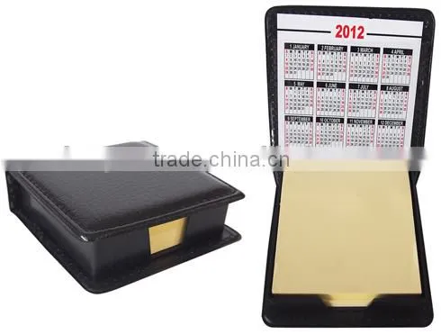 High quality pocket memo pad with leather cover