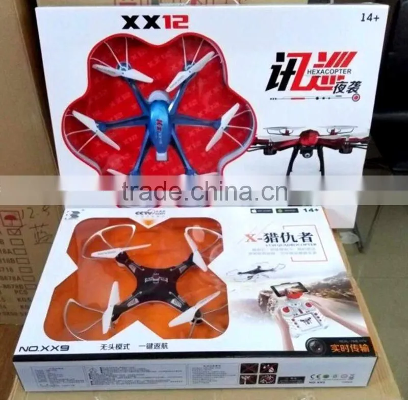 RC Toy Drone UAV Remote Control Airdrone Drone Quadcopter Helicopter 2.4G 4CH 6-Axis Gyro With Full HD Camera