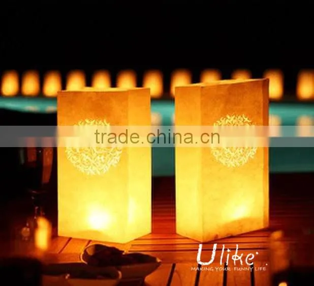 lantern candle bag fireproof candle bag paper floor standing paper lantern