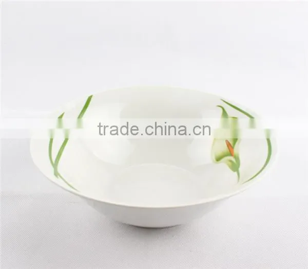 Super white rice bowl /cereal porcelain bowls 7" serving bowls