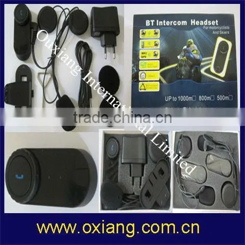 Bluetooth helmet headset motorcycle intercom waterproof, wireless intercom system