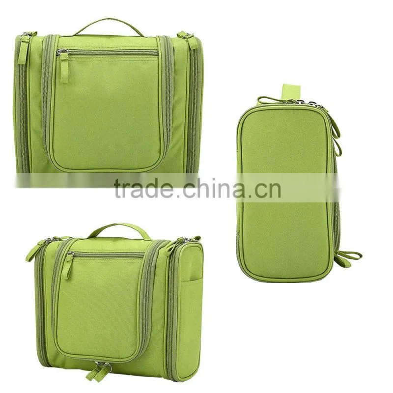 new travel toiletry wash cosmetic bag makeup storage case hanging grooming with handle