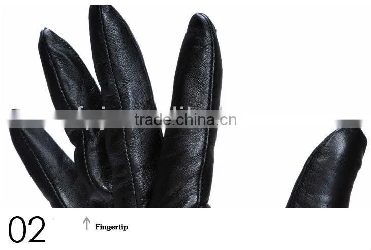 men genuine leather elastic glove importer