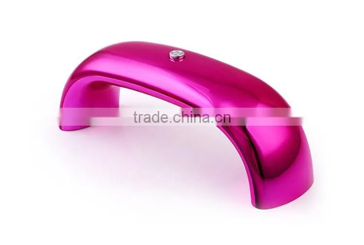 9W Mini USB LED UV Lamp Nail Dryer Gel Polish Dryer Lamp Led Rainbow Lamp