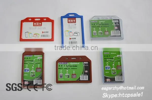 Soft PVC Card Holder T-015
