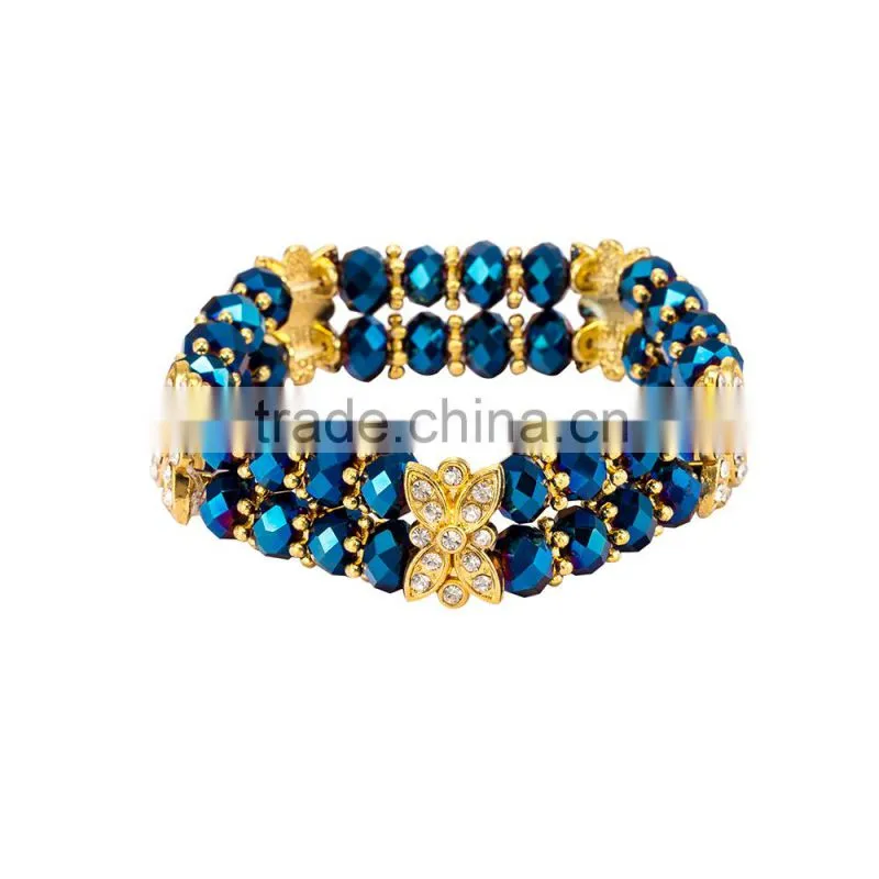 Free sample 2016 handcraft lady charm bead bracelet