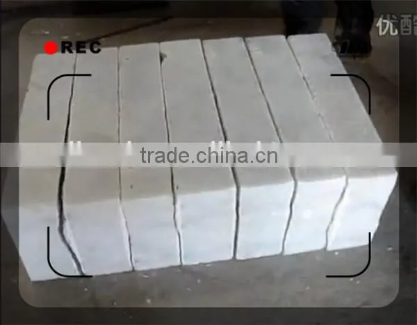 Stone hydraulic high pressure block cutting machine