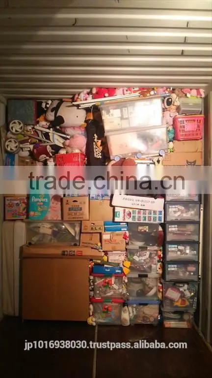 Used children's toys with mixed plastic products like baby items...by 40 FT HQ container exported from Japan TC-009-68