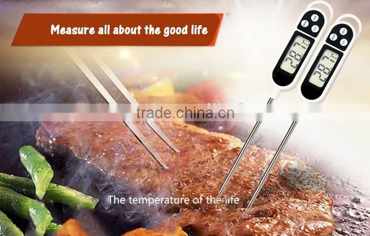Waterproof digital food thermometer probe temperature meat thermometer TL-FT02