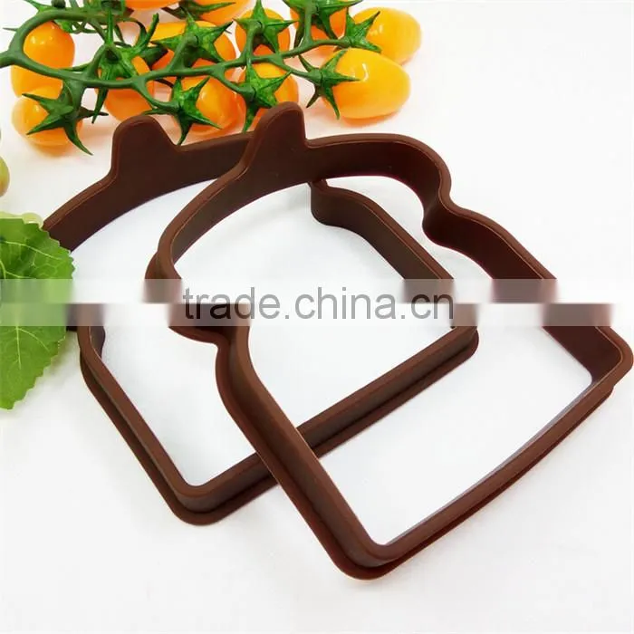 Heat resistant Silicone fried egg mold Pancake Rings, Non Stick Bakeware Accessories Kitchen Tools silicone egg mold