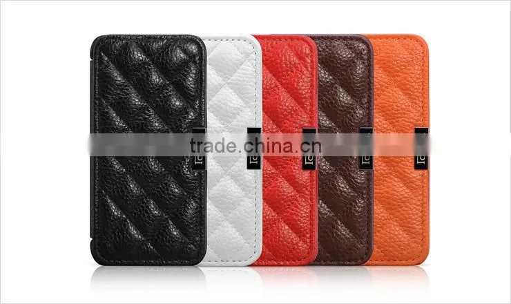 new leather folding wallet case for iphone 5