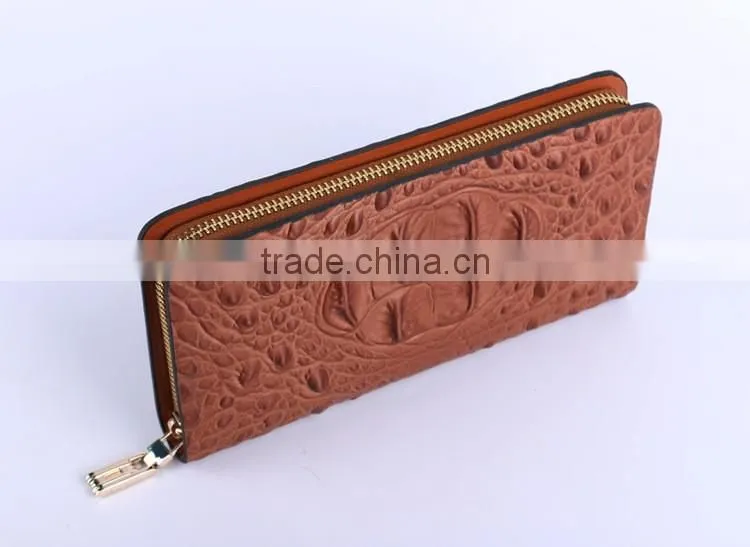 High quality real alligator wallet for men