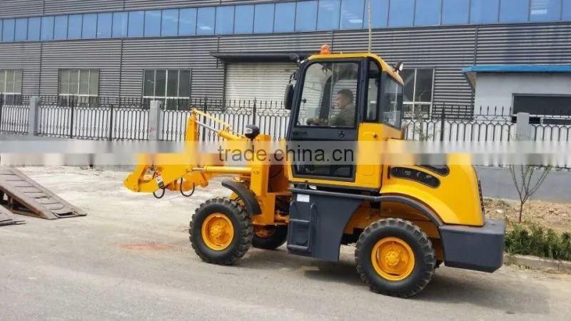 Manufactuer SZM 908 mini loader 4WD with CE mini wheel loader