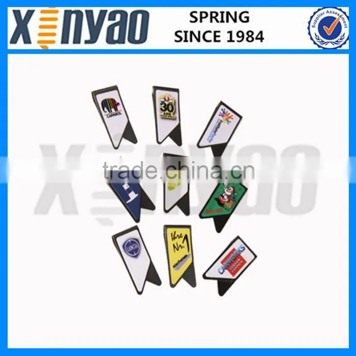 Different shaped custom magnetic bookmark