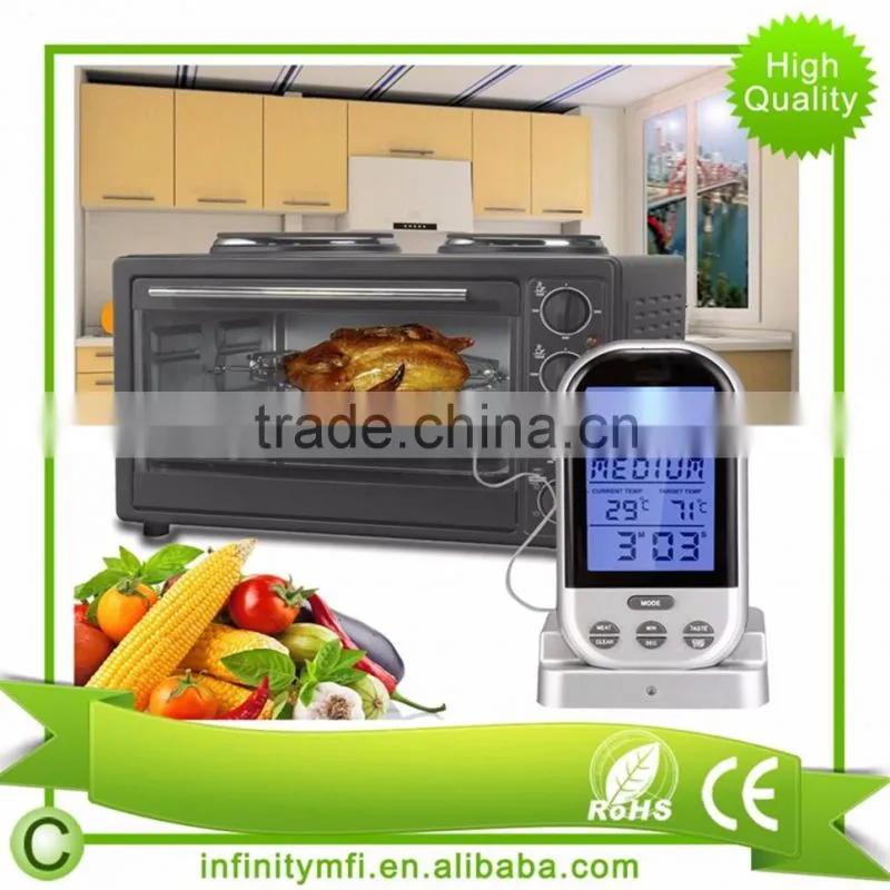 Cooking Thermometer Remote Oven Wireless Food Temperature