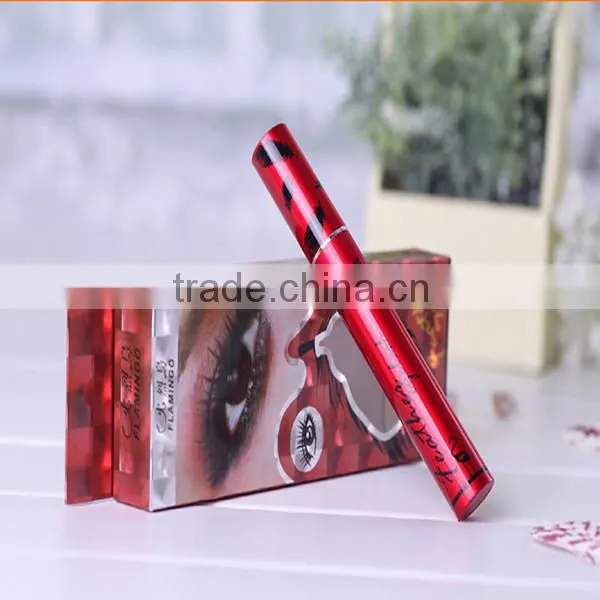 Hot New Flamingo mascara Black Color Lengthening Curving 3D fiber waterproof mascara