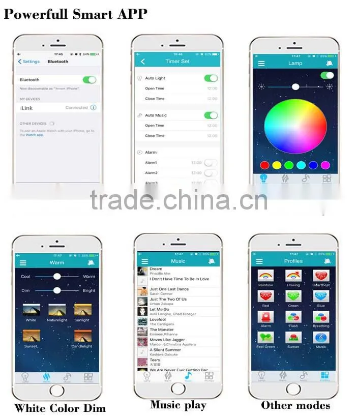 smart LED celling Bluetooth color Light